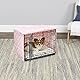 New World BCVR-24PKT Hundebox-Abdeckung, Stoff mit Teflonschutz, für 61 cm große Hundeboxen von New World und MidWest, rosa Designer-Muster