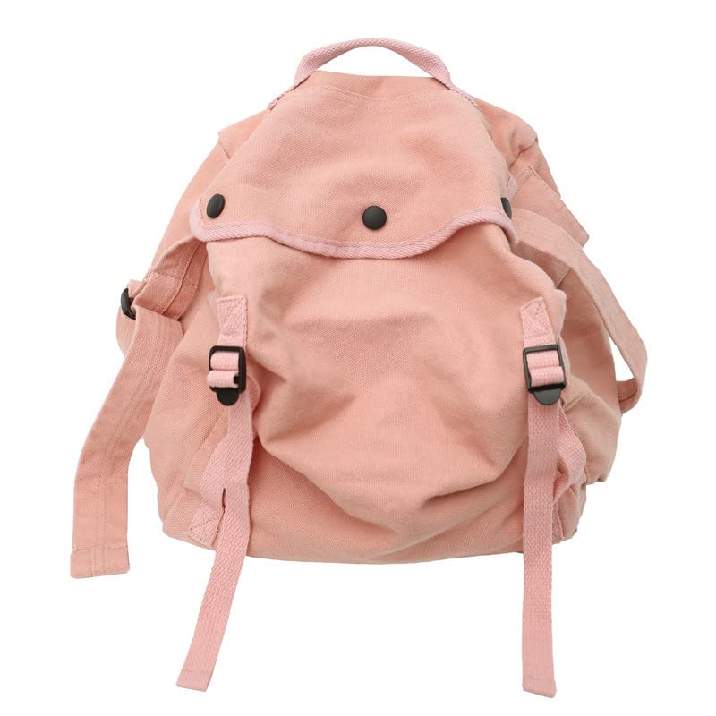 Image of Womens Mens Crossbody Bag Canvas Messenger Bag for School Aesthetic Hobo Bag Vintage Harajuku Hippie Shoulder Bag (Pink)