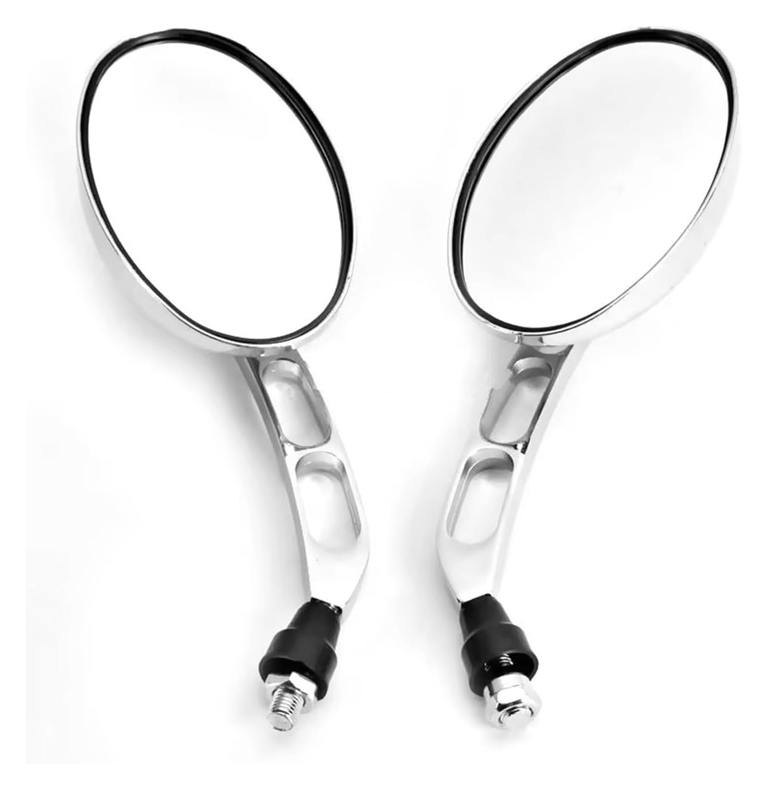 Manubrio Specchi Laterale Per Kawasaki Per Vulcan VN 800 900 1500 1600 1700 2000 Specchietti Retrovisori Laterali Ovali Da 10 Mm Per Moto