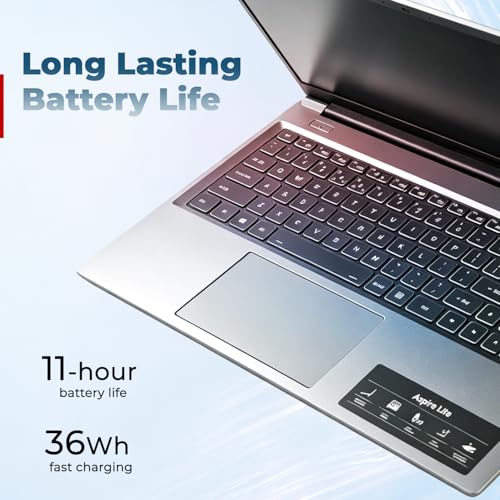 Image of Acer Aspire Lite 15.6 inch FHD Business Laptop • 2026 Edition • Intel Core i7-1255U up to 4.7GHz • 64GB RAM • 1TB SSD • Backlit Keyboard • Wi-Fi 6 • Iris Xe Graphics • Webcam • Windows 11 Pro