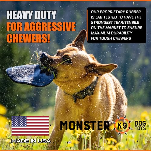 Monster K9 Dog Toys Monster K9 Indestructible Aero Disc - Lifetime Replacement - Medium & Large Breeds - Ultra Durable For Aggressive Chewers - Chew, Tug, & Fetch Dog Toy thumb #1