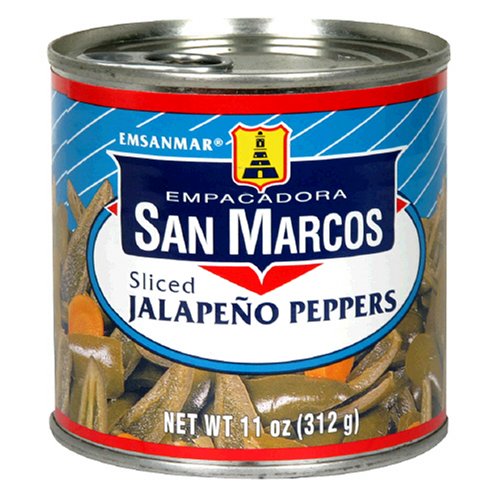 Empacadora San Marcos Sliced Jalapeno Peppers, 11-Ounce Cans (Pack of 12)
