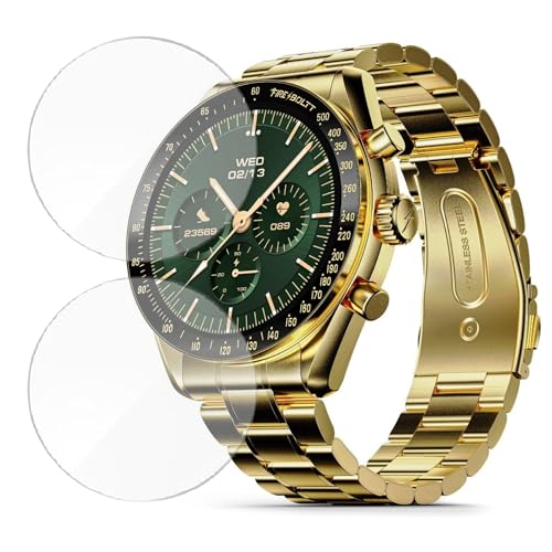 Image of 2 Pack| Smartwatch Screen Protector for Fire Boltt Moonwatch |1.43 inch| | Flexible TPU Film, 9H Scratch Resistant, Bubble Free Installation - Not a Tempered Glass