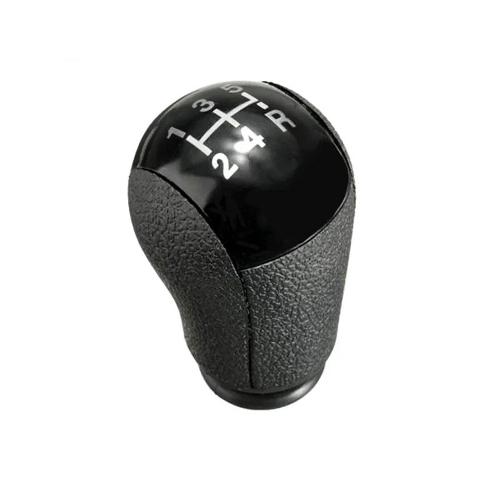 PYBYCEGNZK Car Interior Accessories for Fiesta MK6 2002-2008 5 6Speed Gear Shift Knob Gearshifter Pen POMO Arm Ball(5-Speed Black)