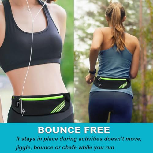 slim running belt fanny packwaist pack bag for hiking cycling workoutreflective runners belt jogging pouchtravelling money phone holder for running gear accessories