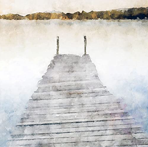 La Fine Art Print prestige paysage impressionniste toile tendue bois