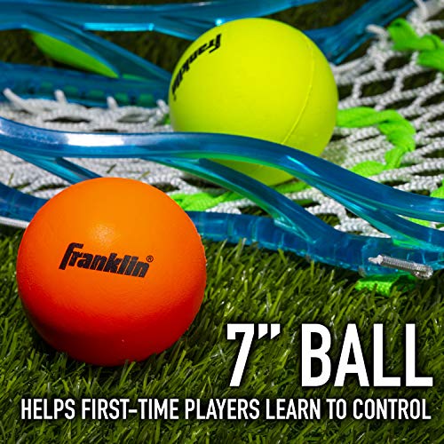 image for Franklin Sports Youth Lacrosse Balls - Soft Rubber Lacrosse Balls for 