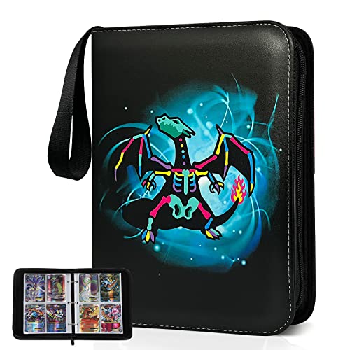 440 Pochettes Pour Cartes Pokémon，Album de Cartes Pokémon Trading，Cadeau Pour Les Collectionneurs de Cartes à Collectionner de Jeux et de Cartes à Collectionner Sportives