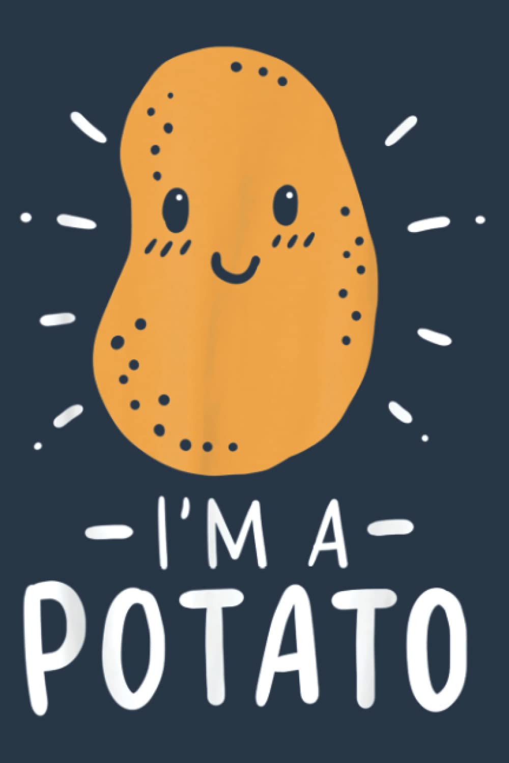 Potato Lazy Halloween Vegan Kawaii: Premium matte cover design, 116 Pages, Size 6 x 9in