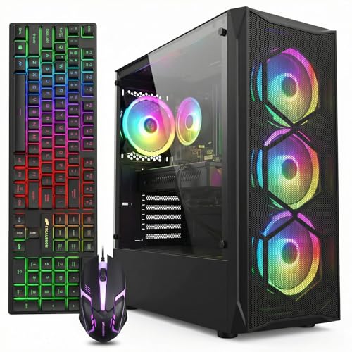 STGAubron Gaming PC Desktop Computer, Intel Core i7 up to 3.9GHz,...