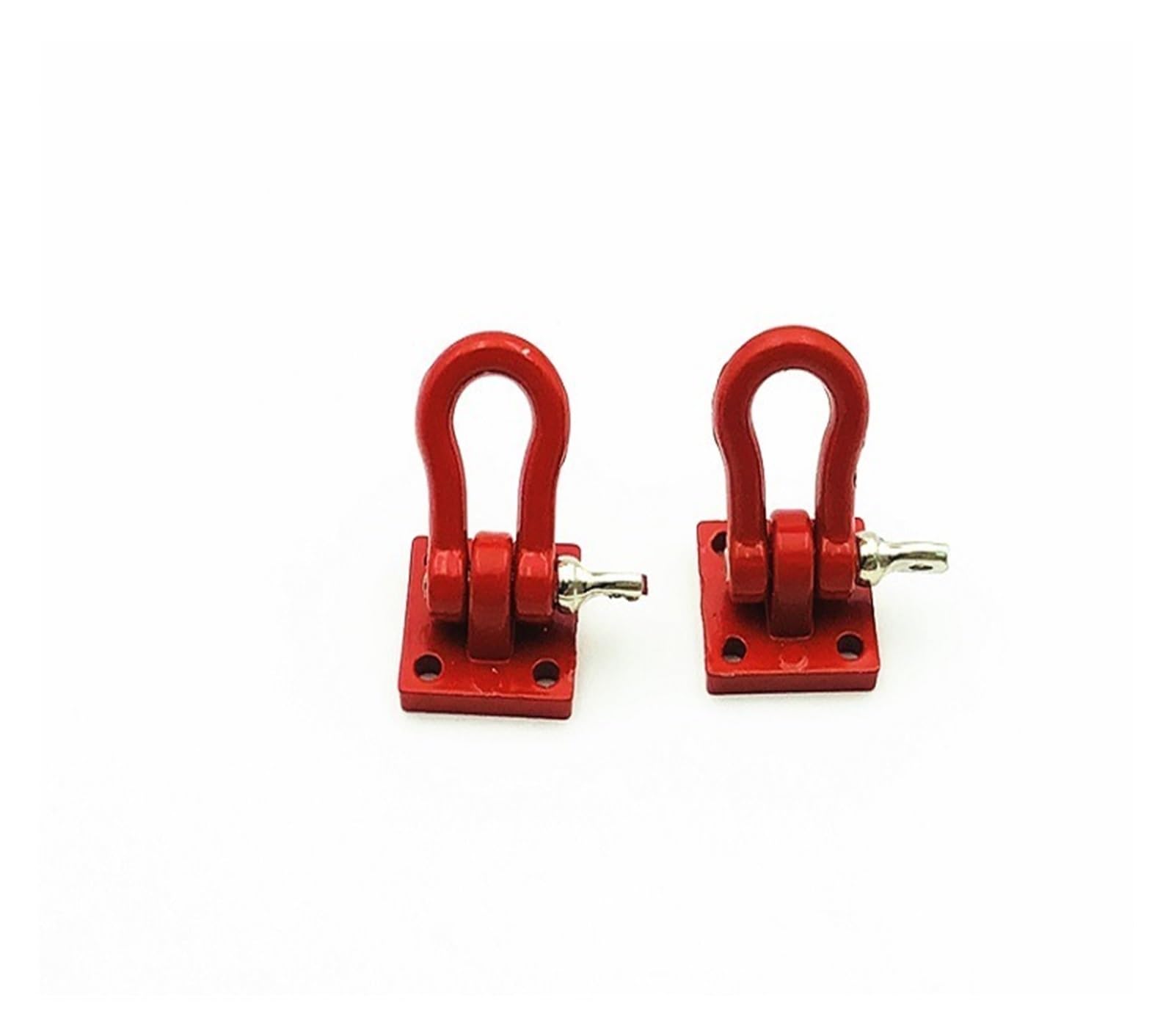 Mthckxjbsuz Rosso Towbar Hitch, 2Pcs Trailer Towing Buckle Tow Hooks Metal Climbing Shackles For 1/10 Rc Simulation Car