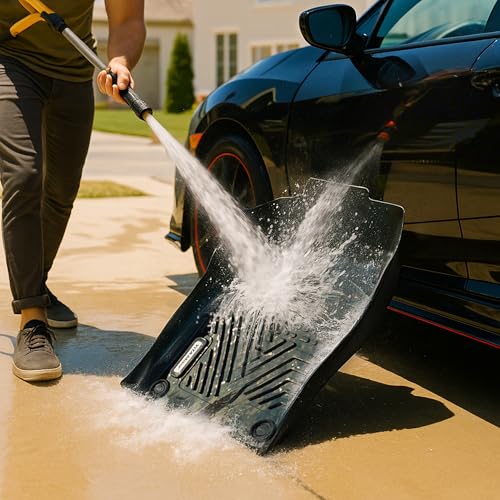 Image of YITAMOTOR Floor Mats Fit 2015-2023 Jeep Cherokee Not fit for Grand Cherokee | Custom Fit All-Weather Protection Floor Liners, 1st & 2nd Row, Black