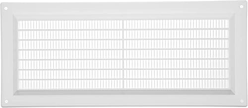 Miniatura 2 de Vent Systems 3 x 10 pulgadas (dimensiones de apertura), color blanco, paquete de 10 unidades, cubierta de ventilación de plástico para rejilla de