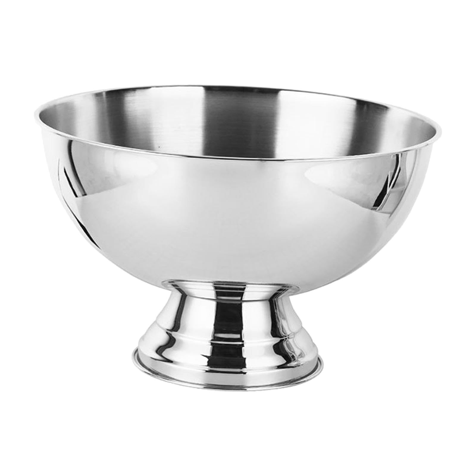 Qectial Cubeta de Hielo de Acero Inoxidable Recipiente para Hielo de Vino Barril para Enfriar Bebidas Material Resistente Adecuado para Reuniones
