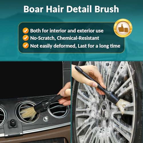 Fitosy XJS-240704-1505 Car Detailing Brushes Set Duster Cleaning Kits thumb #4