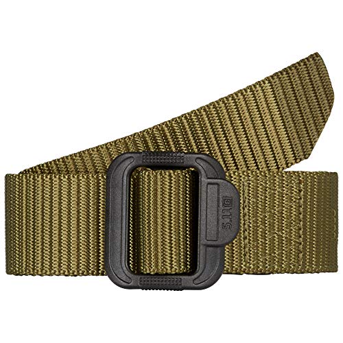 5.11 Tactical Men's 1.5-Inch Convertible TDU Belt, Nylon Webbing, Fade-and Fray-Resistant, TDU Green, XL, Style 59551