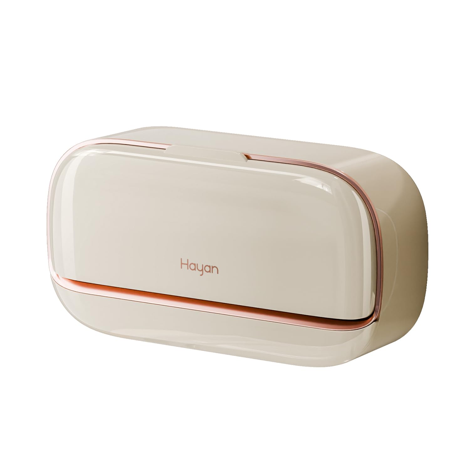 Etravel White Waterproof Soap Dish With Drainage Box, Wall Mounted Soap Holder Box With Drain&Lid, Waterproof Dish Soap Holder, Double-Layer Soap Dish (Double Creamy )