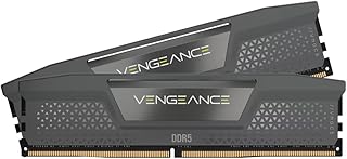 Corsair Memória de desktop Vengeance DDR5 32GB (2x16GB) 6000MHz C36 de alto desempenho – compatível com AMD Expo e Intel XMP 3.0 – Cinza (CMK32GX5M2F6000Z36)