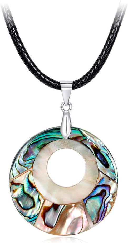 Angelliu Women's Long Chain Necklace Stacked Enamel Hawaiian Tea Cup Pendant for Party, Birthday