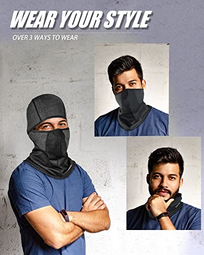 Balaclava Fleece Thermal Ski Mask, Windproof Warmer Face Mask, Cold Weather Gear For Skiing, Outdoor Work #TOP2
