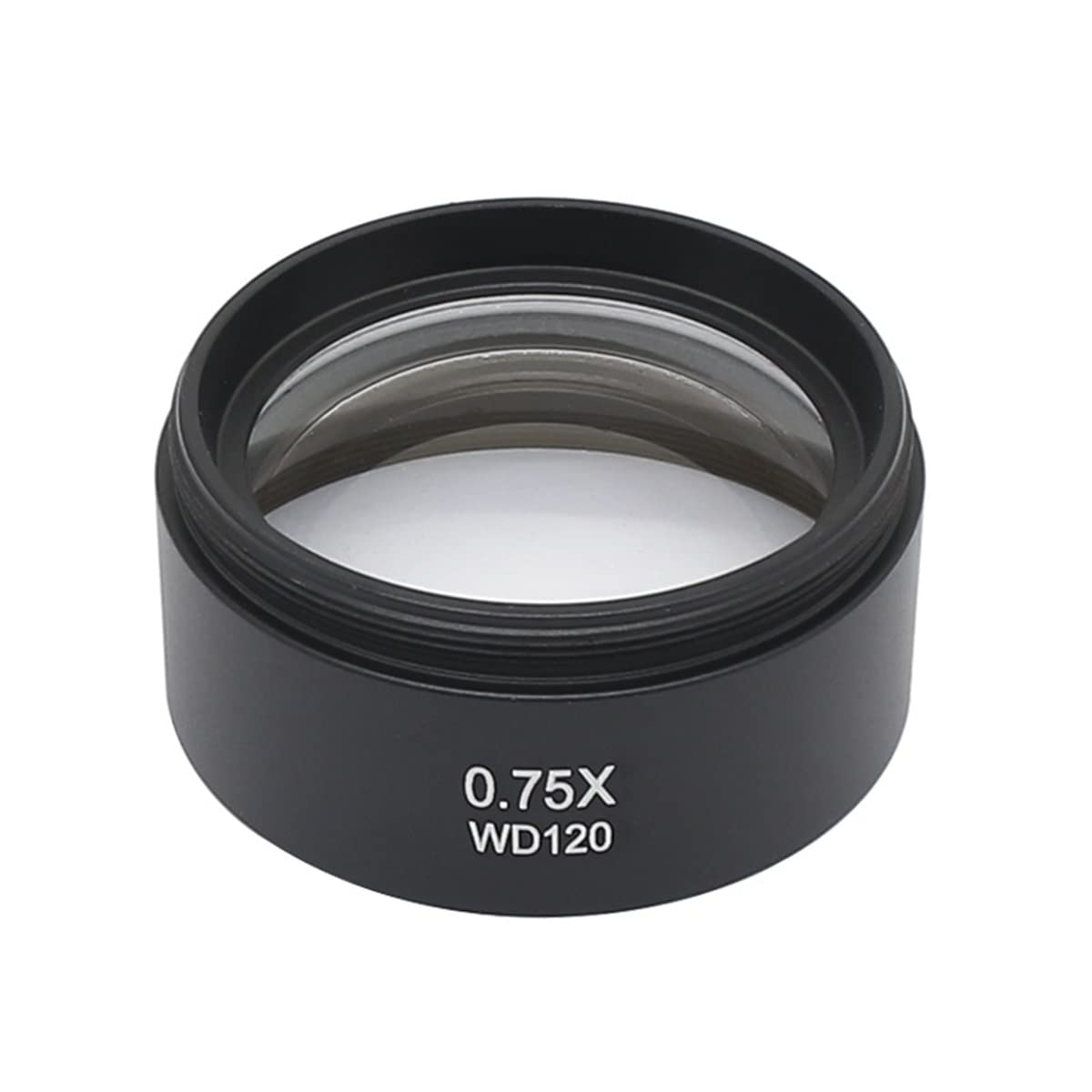Microscope Microscope Auxiliary Lens 0.3X 0.5X 0.75X Reduction Lens 1X 1.5X 2X Barlow Lens Objective Lens Auxiliary Lens Thread 1-7/8" M48*0.75 Fit for Stereo Microscope(0.75X)