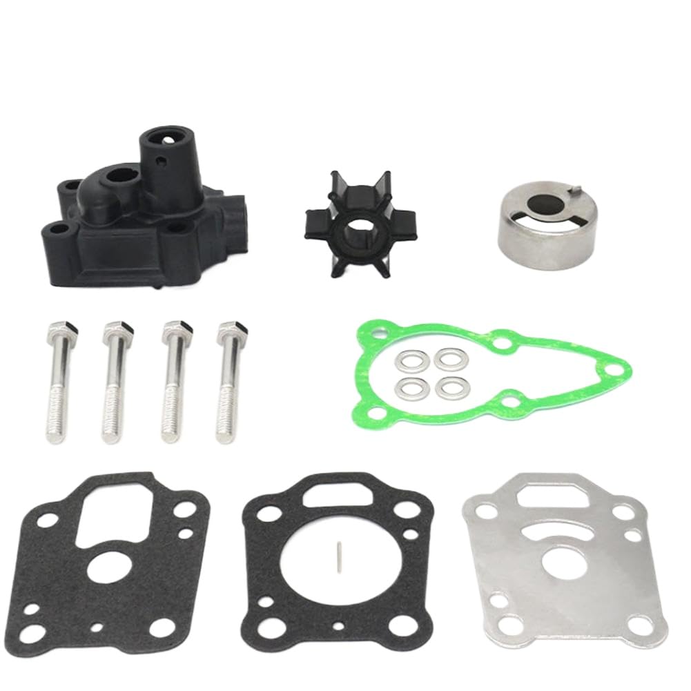 Kit di riparazione pompa acqua con alloggiamento per 2-6 motori fuoribordo a 2 e 4 tempi – Sostituisce i codici 16159A03, 46-16159T01, 8M0155395