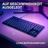 Logitech G G515 TKL Kabelgebundene flache Gaming-Tastatur – Ansicht 3
