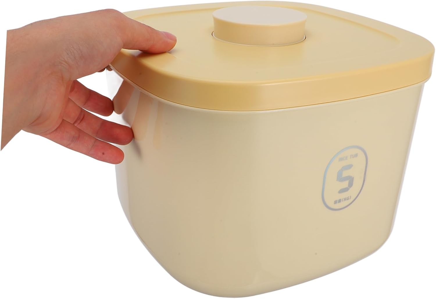 POPETPOP Airtight Cat Dog Food Storage Bin Large Capacity Container for Fresh Pet Food Compact Design for Home Decor Durable Plastic