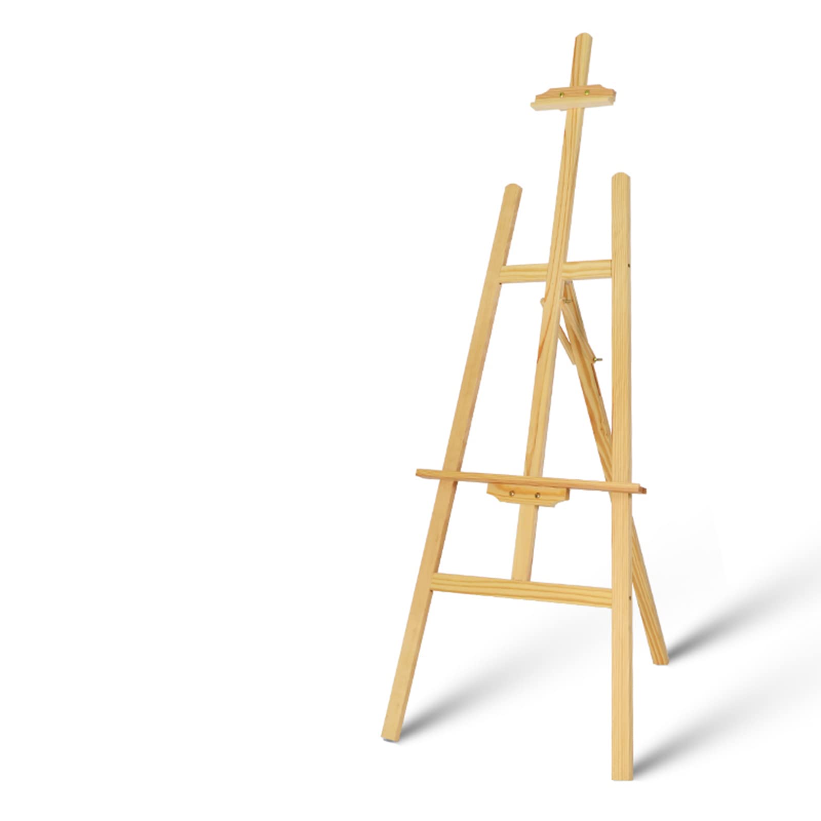 ASerZenith Easel Stand For Display, Wooden Artist Easel, Professional Wooden Easel For Painting, Sketching, Display, Easy Folding, 150Cm Tall,B-150Cm
