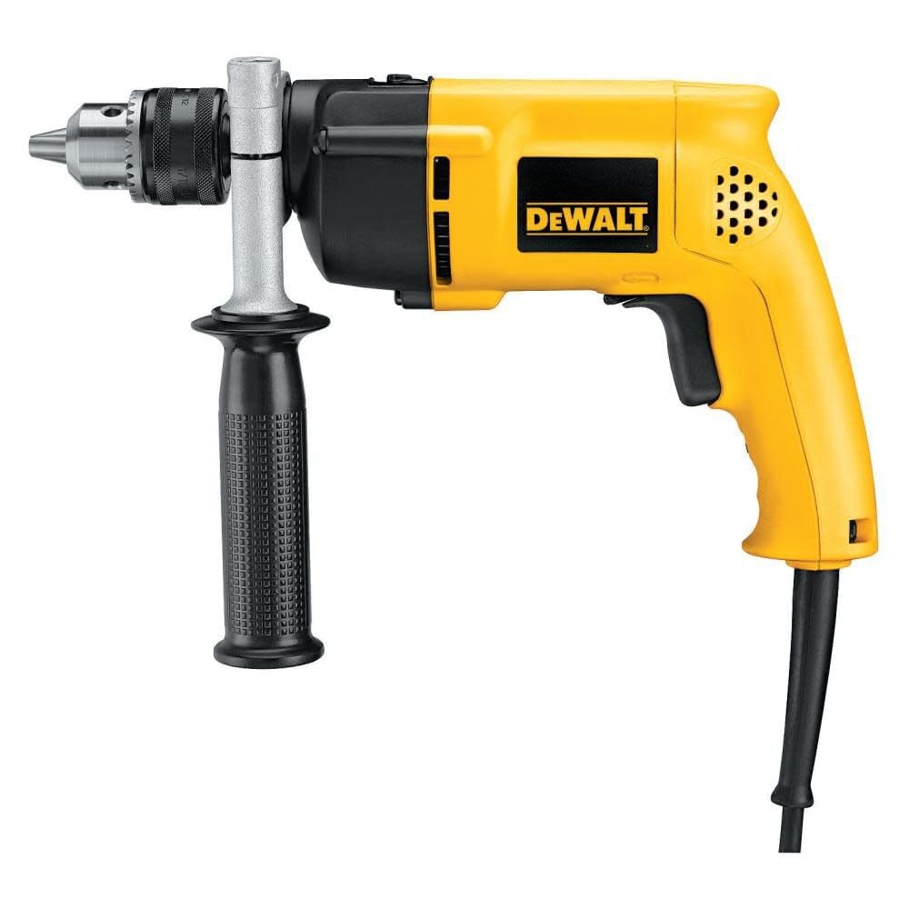 DeWalt DW511 - Taladro de martillo con cable (13 mm, 7,8 am), color amarillo