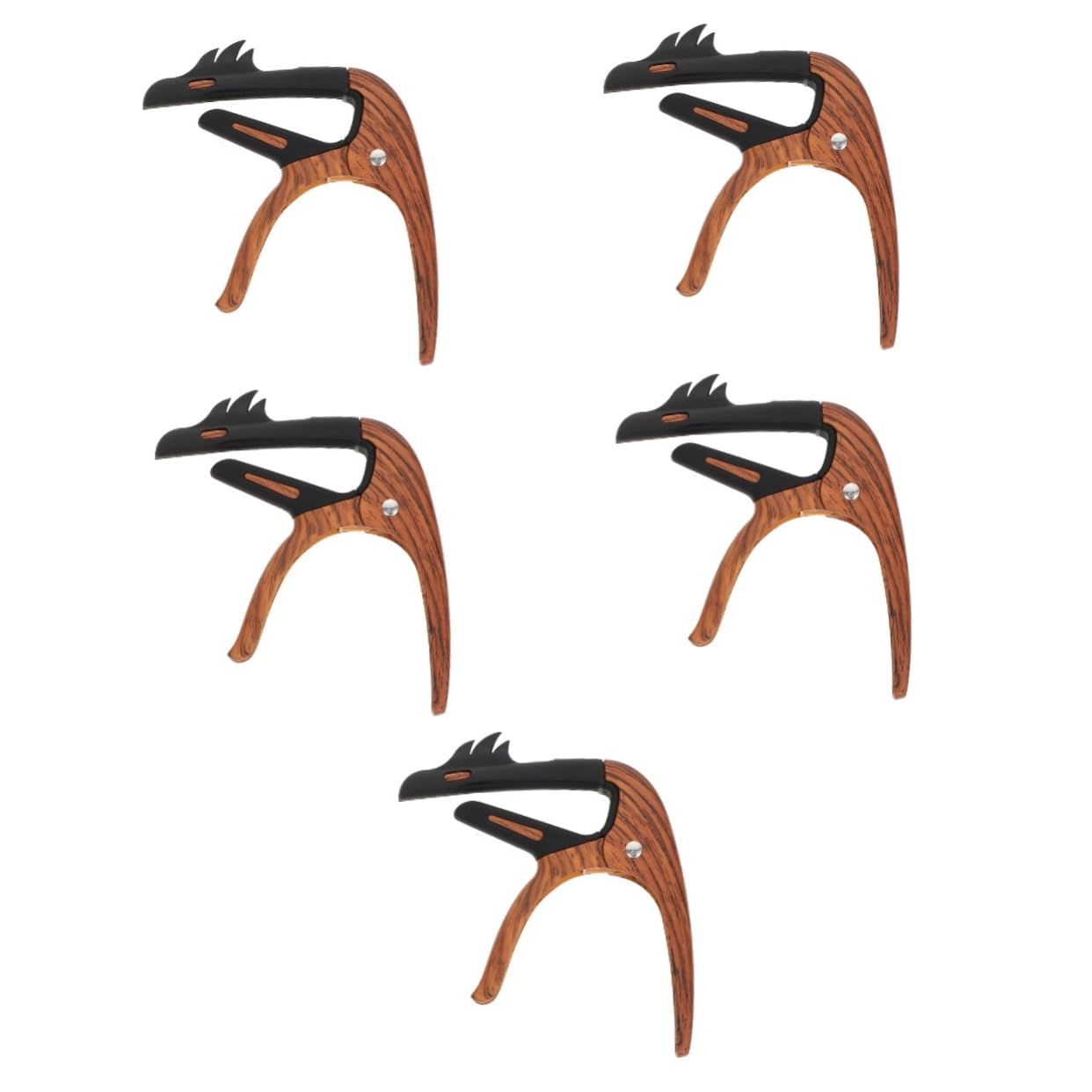 Supvox 5 Stück Clip-on-gitarren-capodaster Metallklemme Für Akustikgitarren Stimmclip Für Ukulele Feine Verarbeitung Für Profis