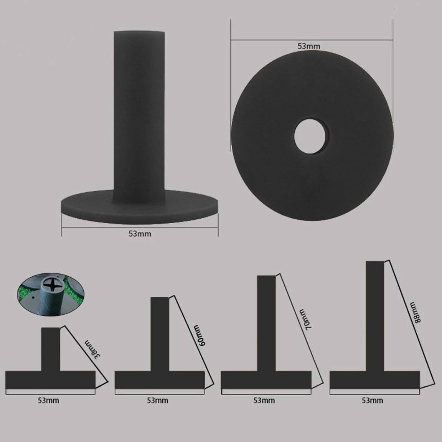 Golf TEE Golf Tendon Ball Nail Golf TEE Golf mat Ball Tray Golf Accessories