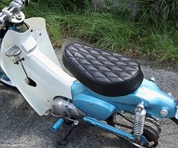 HI-LINE スーパーカブ リトルカブ用 シート ダイヤモンドステッチ Amazon | カブ用シート スーパーカブ リトルカブ ソロシート