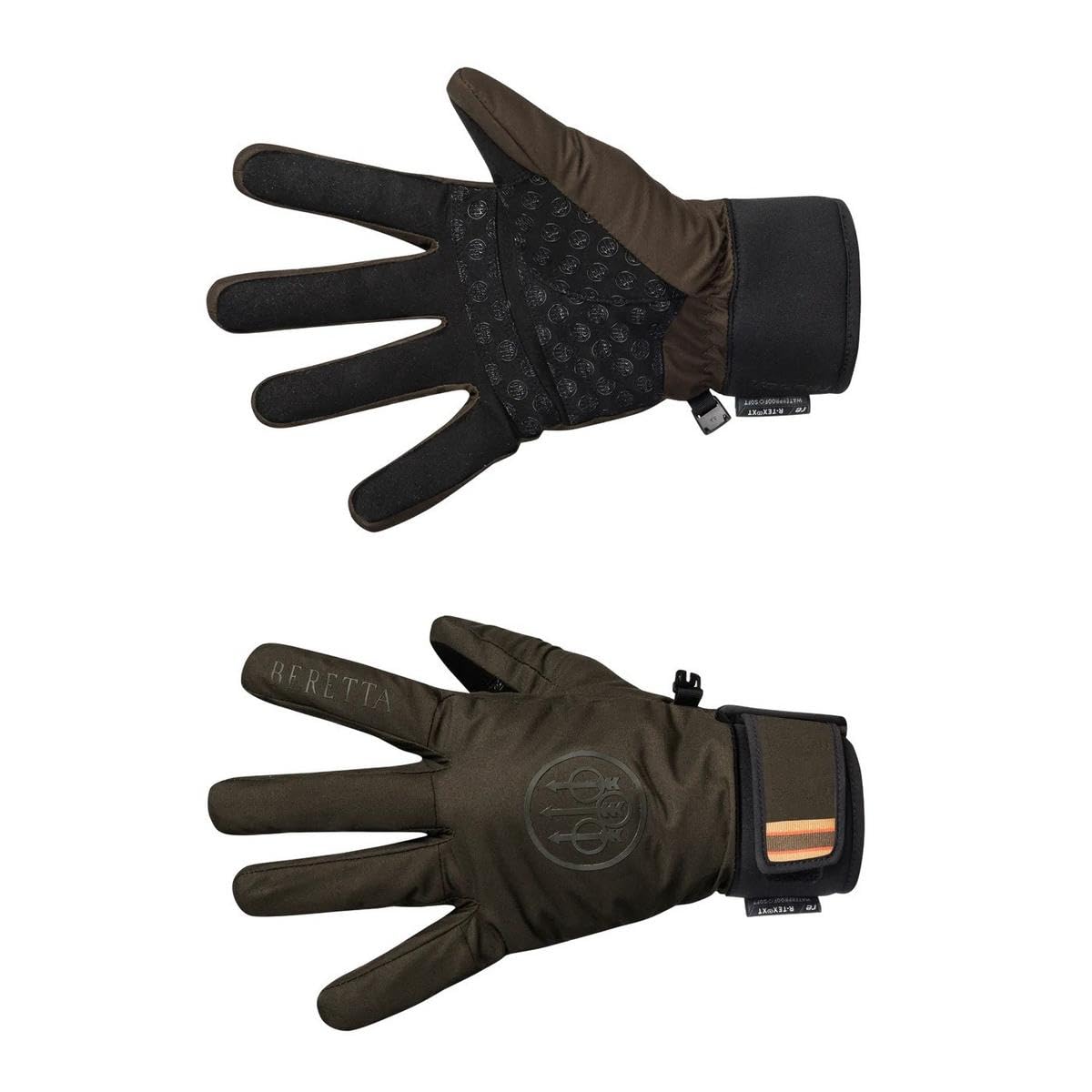 Beretta Brown Waterproof Gloves Bark