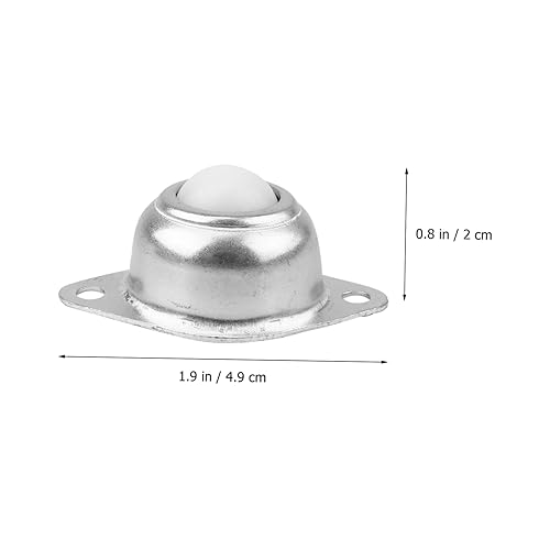Miniatura 8 de Ruedas de repuesto para sillas de oficina, 6 unidades, ruedas de bolas de nailon, tornillos de 1/2 pulgadas, destornillador