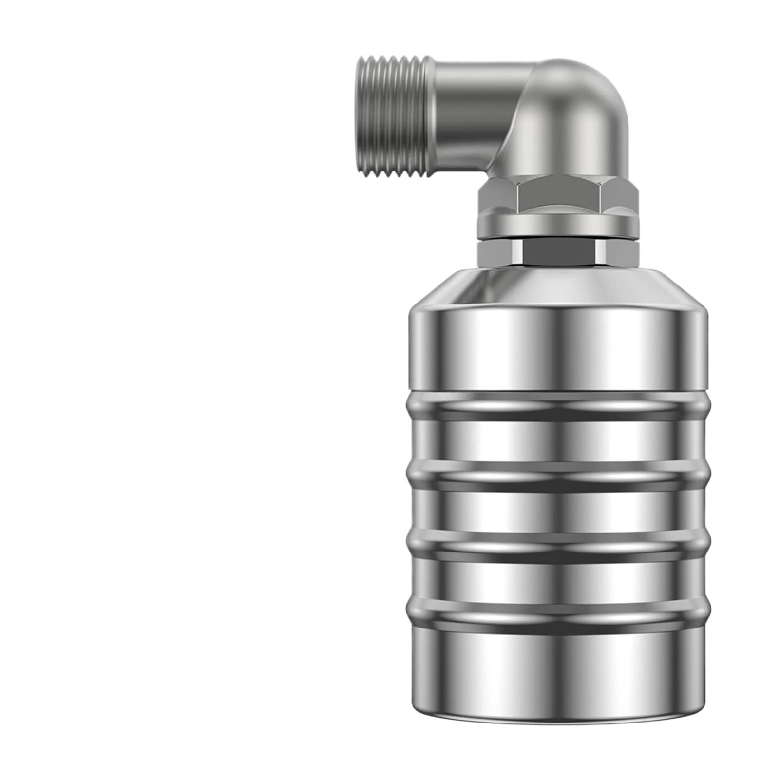 Robinet flotteur pour réservoir d'eau, robinet d'arrêt 1/2 et 3/4" pour château d'eau, mécanisme de contrôle du flotteur d'eau durable, installation facile, gestion fiable de l'eau