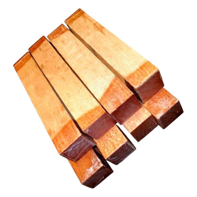 Eight Exotic KILN Dried RED MERANTI Blanks Lumber Wood Turning