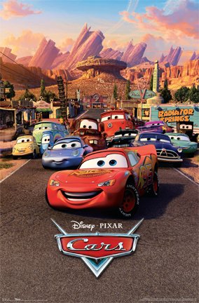Trends International Disney Pixar Cars - One Sheet Wall Poster, 34L x 22.4W, Unframed Version