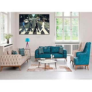 Impression sur toile encadrée The Beatles Abbey Road 30 x 20 cm – 18 mm de profondeur - Les Beatles, Paul McCartney, John Lennon, RIngo Starr, George Harrison Impression sur toile encadrée The Beatles Abbey Road 30 x 20 cm – 18 mm de profondeur – Image 2