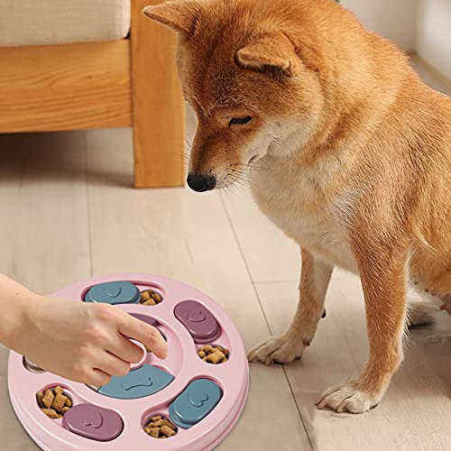 Dog-Puzzle-ToysDogs-Food-Puzzle-Feeder-Toys-for-IQ-Training-Mental-EnrichmentDog-Treat-PuzzlePink
