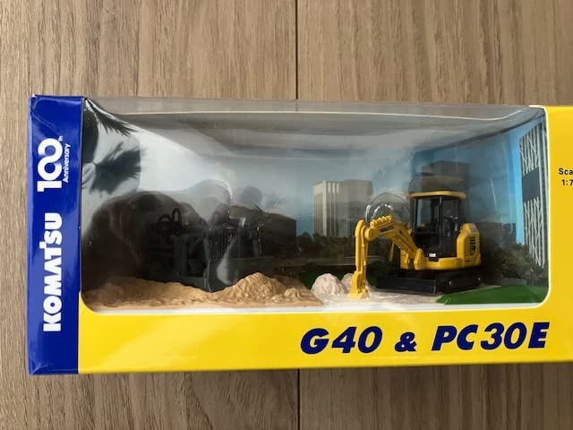 Amazon.co.jp: 小松 コマツ KOMATSU オリジナルミニチュア 重機 G40