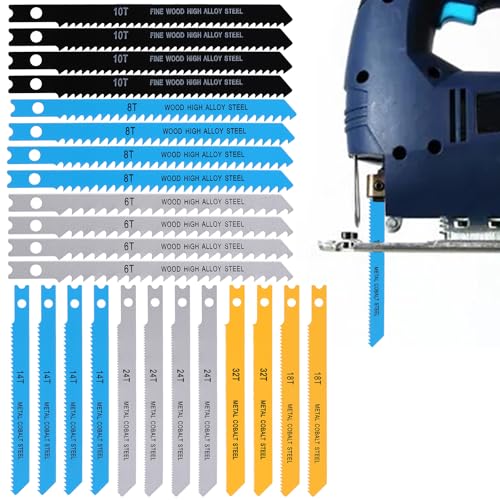 Lames de scie sauteuse 6T-32T en acier au carbone pour des coupes nettes