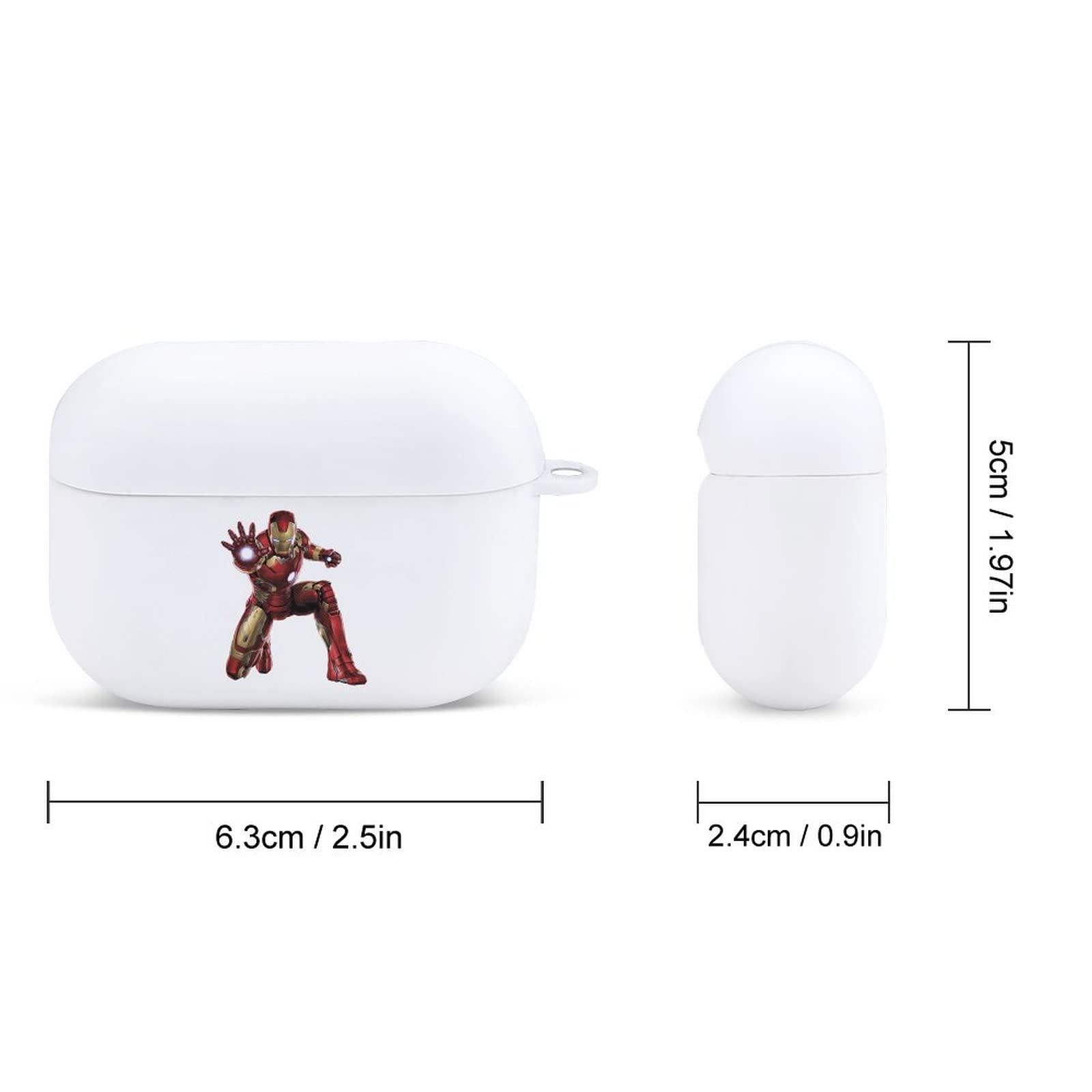 Amazon | Airpods Pro2 ケース アイアンマン AirPods Proケース