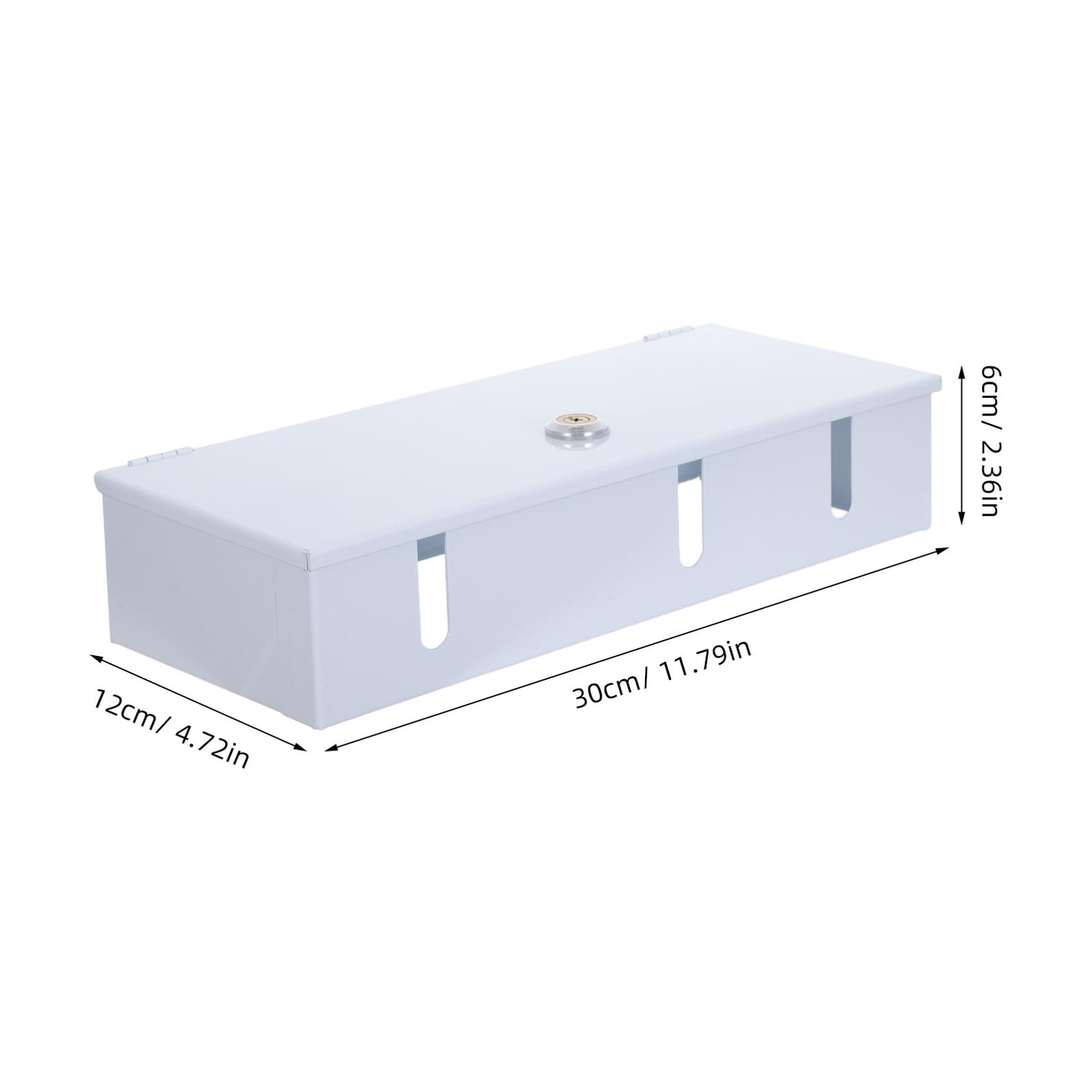 KOMBIUDA Heavy Duty Outdoor Switch Guard Box with Lock Key Weatherproof Rectangular Electrical Socket Protector for Patio And Garden Seamless Installation And Tamper-resistant Design