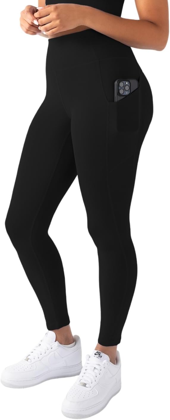 YITTY Active Women’s Ultraluxe High-Waist Pocket Legging, Athleisure, 4-Way-Stretch
