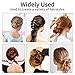 Cehony U Shaped Hair Pins, 200 Count Buns Waved Hair Pins for Updos with Box for Women Lady Girls Bobby Pins French Historical Hair Styling Pins Hair Accessories (Brown, 2.4 Inch)