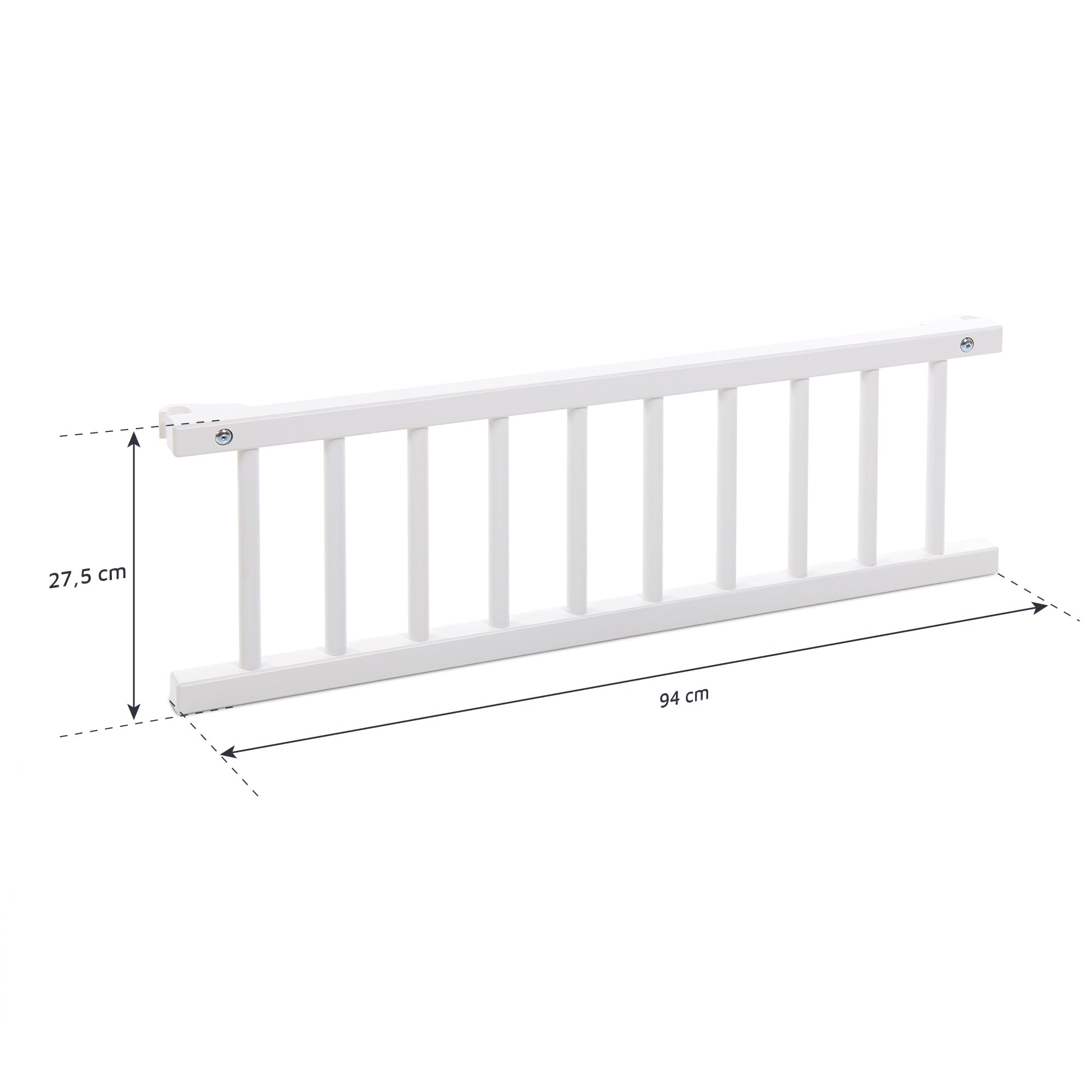 babybay Verschlussgitter / Stubenwagen passend für Modell Maxi und Boxspring (weiß lackiert) , 1er Pack