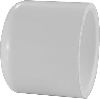 PVC Pipe Fitting – Cap – Schedule 40 (White) – Socket End (SOC) – 447 Series – High-Flow Capacity for Plumbing, Irrigation, Pool, Spa, DIY Projects – NSF Certified Construction Grade (12 Inch)
