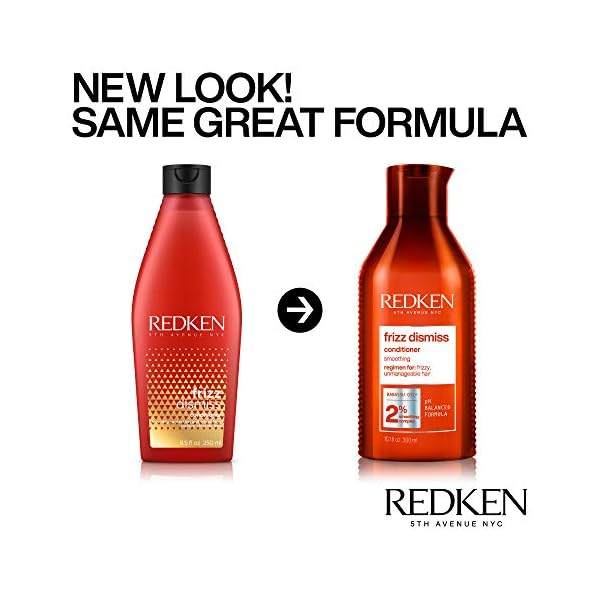 Redken Frizz Dismiss Conditioner | Weightless Frizz Control | Anti Frizz | Moisturize and Smooth | Provides Soft, Silky Hair | For Frizzy Hair | Sulfate-Free