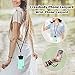 SS Phone Lanyard, Cell Phone Lanyard with Adjustable Detachable Neckstrap and Phone Tether, Phone Strap Suitable for All Smartphones-Black